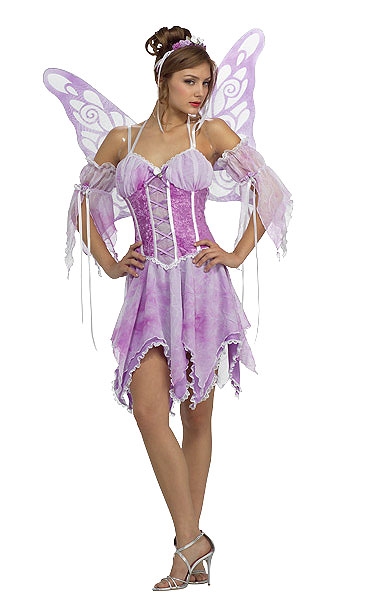 Purple Fairy Sexy Adult Costume - Click Image to Close