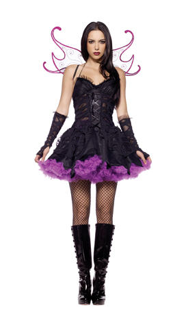 Wicked Dark Fairy Adult Costume - Click Image to Close