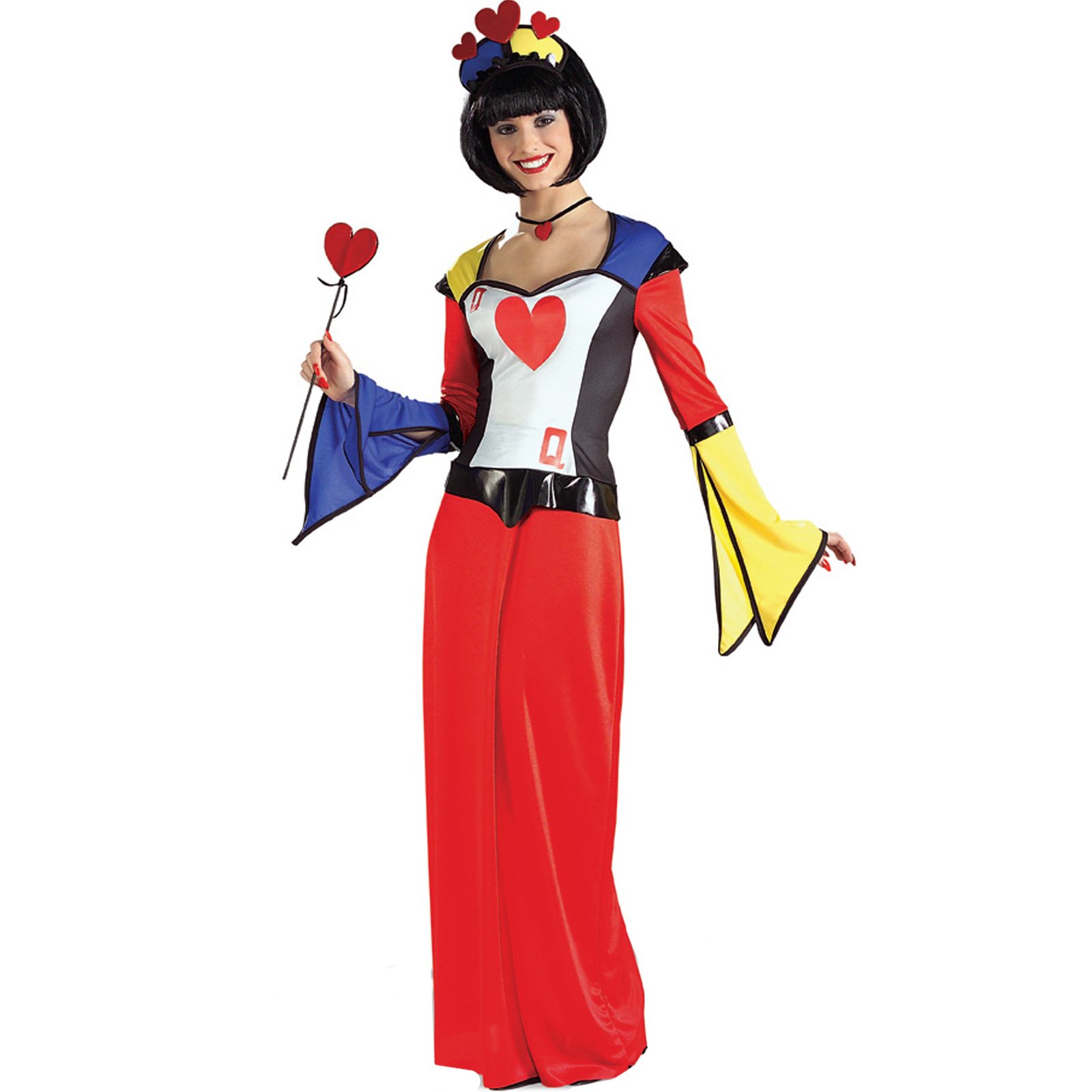 Queen of Hearts Dress Adult - Click Image to Close