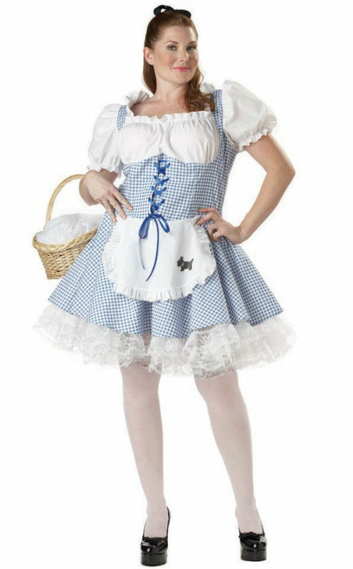 Storybook Dorothy Adult Plus Costume - Click Image to Close