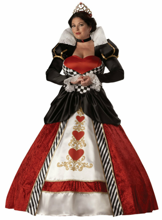 Queen of Hearts Elite Collection Plus Adult Costume