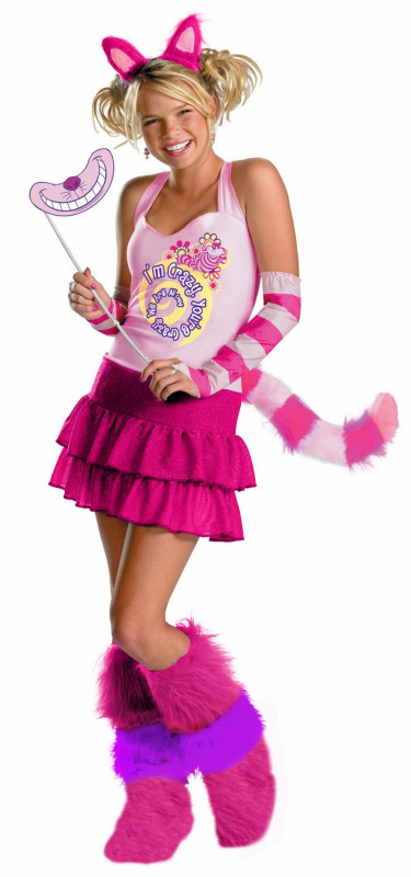 Alice in Wonderland Cheshire Cat Adult Costume - Click Image to Close
