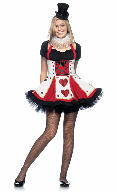 Pretty Playing Card Teen Costume - Click Image to Close