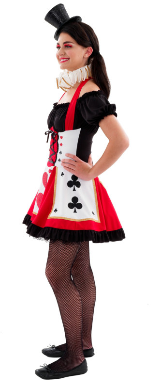 Pretty Playing Card Teen Costume - Click Image to Close