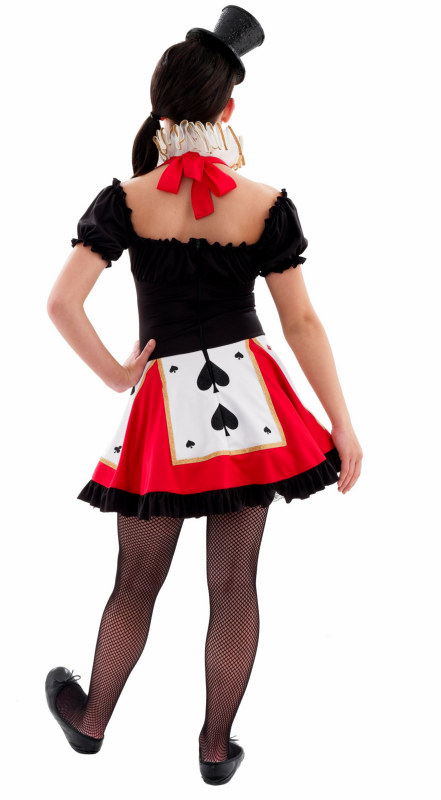 Pretty Playing Card Teen Costume - Click Image to Close