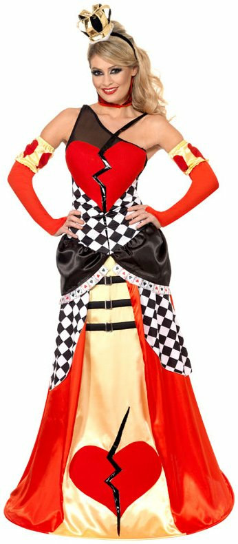 Queen Of Broken Hearts Adult Costume - Click Image to Close