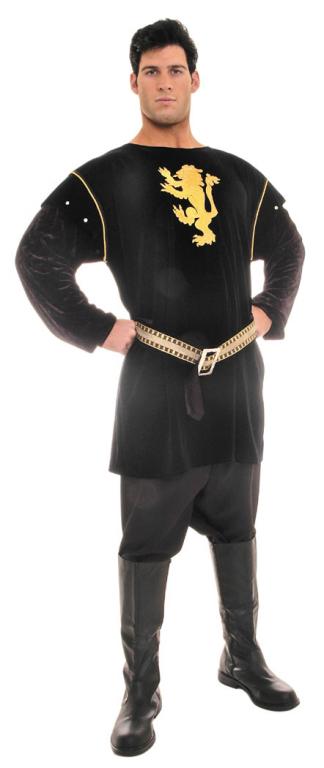Black Knight Deluxe Adult Costume - Click Image to Close