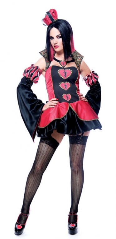 Queen Of Broken Hearts Adult Costume - Click Image to Close