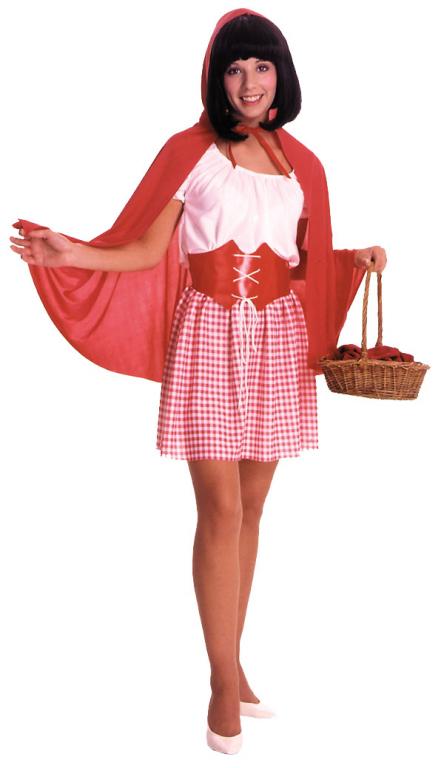 Red Riding Hood Adult Costume - Click Image to Close