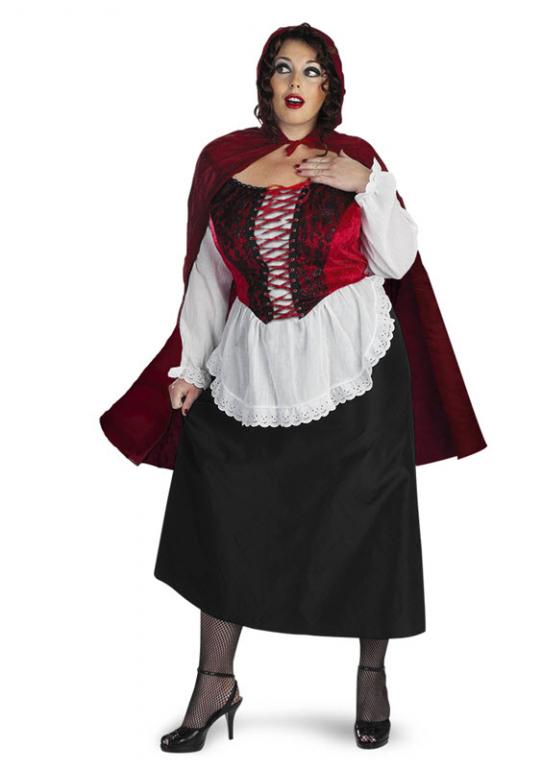 Red Riding Hood Plus Size Costume - Click Image to Close