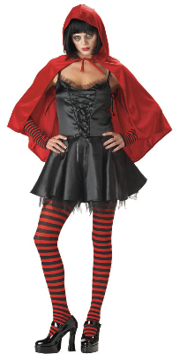 Little Dead Riding Hood Adult Costume - Click Image to Close