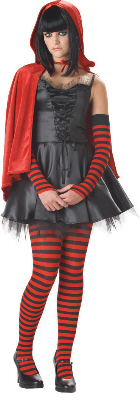 Little Dead Riding Hood Adult Costume - Click Image to Close