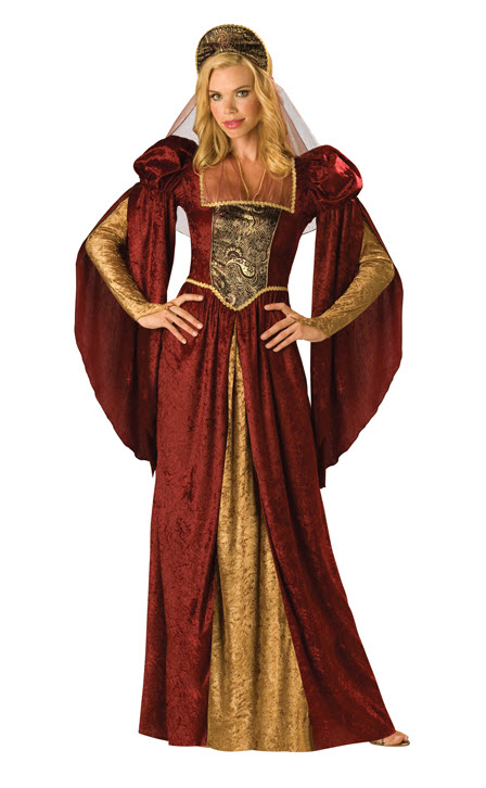 Medieval Maiden Adult Costume - Click Image to Close