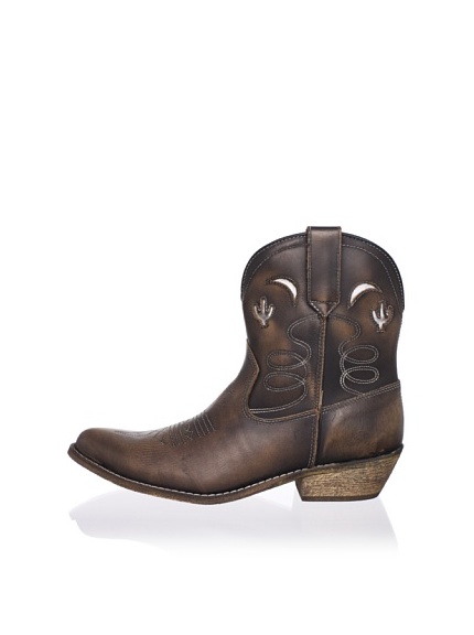 Dingo Women's 7" Ulay Zip Boot (Distressed/Brushed Brown)