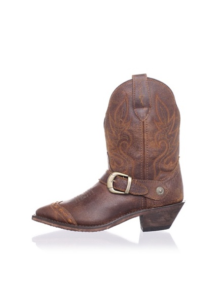 Dingo Women's Strap Cowboy Short Boot (Golden Tan)