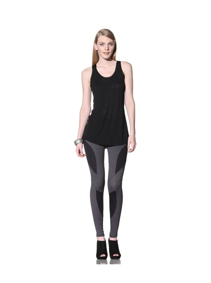 David Lerner Women's Burnout Racer Tank (Black)