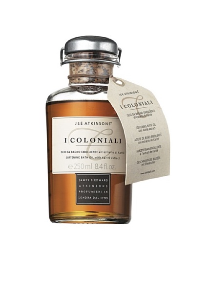 I Coloniali Softening Bath Oil with Karite' Extract, 8.4 fl. oz.