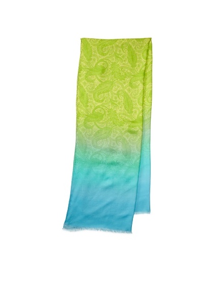 Jonathan Saunders Women's Paisley Scarf (Apple/Turquoise)