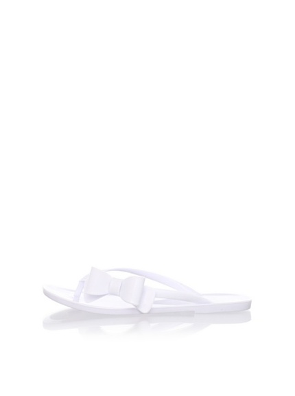 Melissa Women's Cute Flip Flop (White)