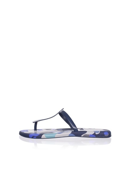 Melissa Women's Sin V Thong Sandal (Blue)