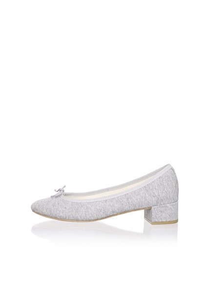 REPETTO Women's Camille Jersey Low Heel (Grey)