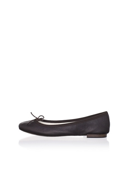 REPETTO Women's BB Leather Ballet Flat (Espresso)