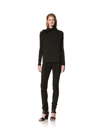 RICK OWENS Women's Wrap Jacket (Black)