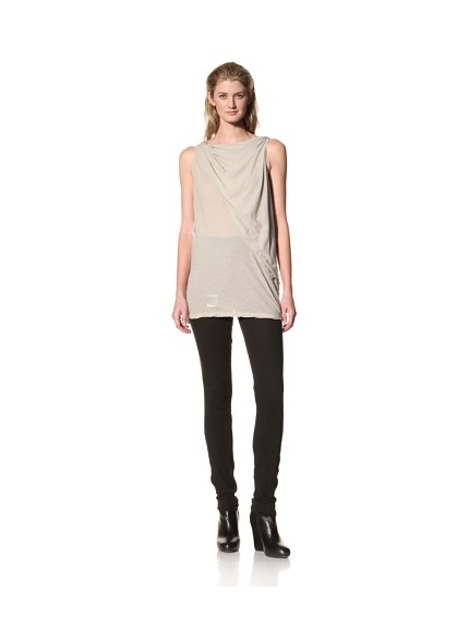 RICK OWENS Women's Caped Tank (Pearl)