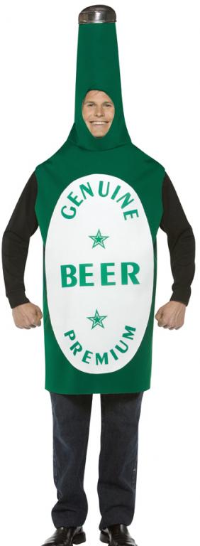Green Beer Bottle Costume - Click Image to Close