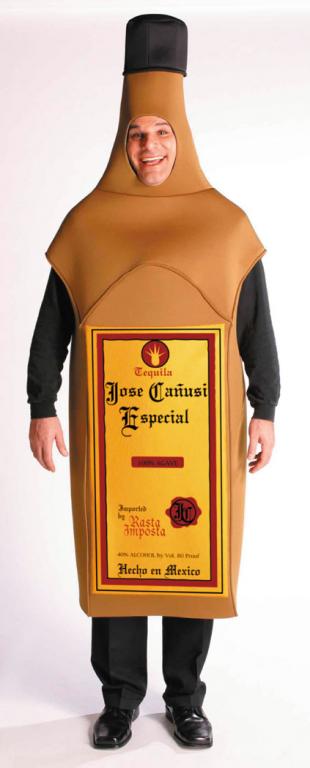 Tequila Bottle Adult Costume - Click Image to Close