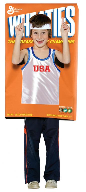 Wheaties Box Child Costume