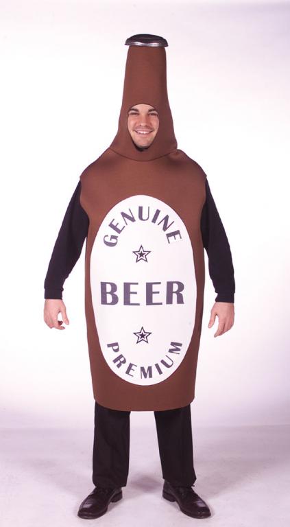 Beer Bottle Adult Costume - Click Image to Close