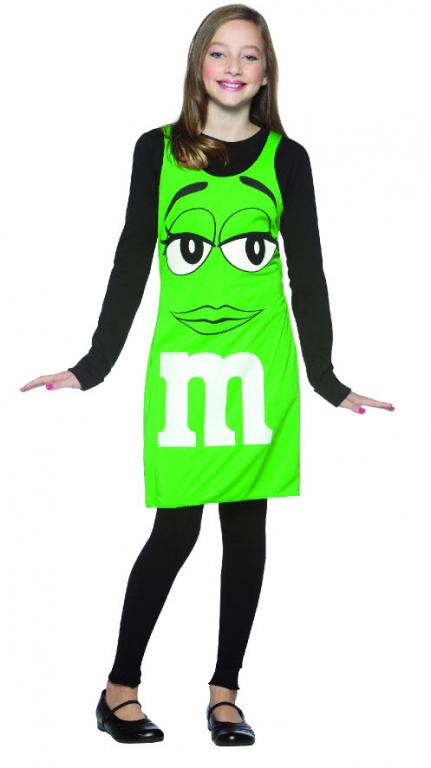 Green M&M Tank Dress Costume
