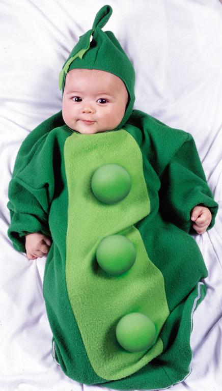 Pea Pod Bunting Infant Costume - Click Image to Close