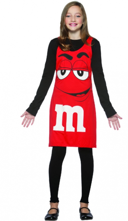 Red M&Ms Tank Dress Costume - Click Image to Close