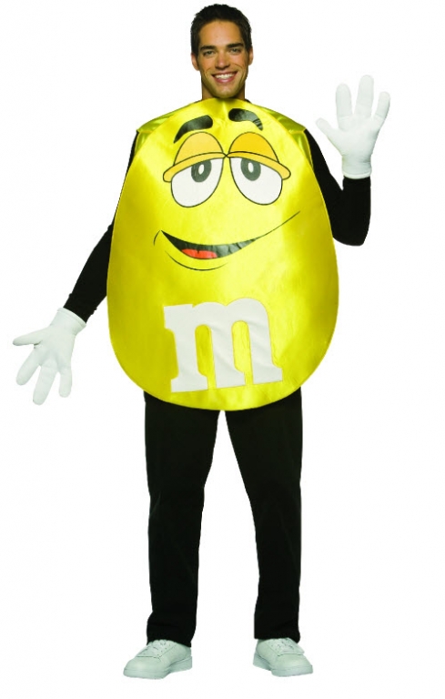 Yellow M&M Costume - In Stock : About Costume Shop