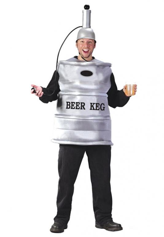 Beer Keg Adult Costume - Click Image to Close