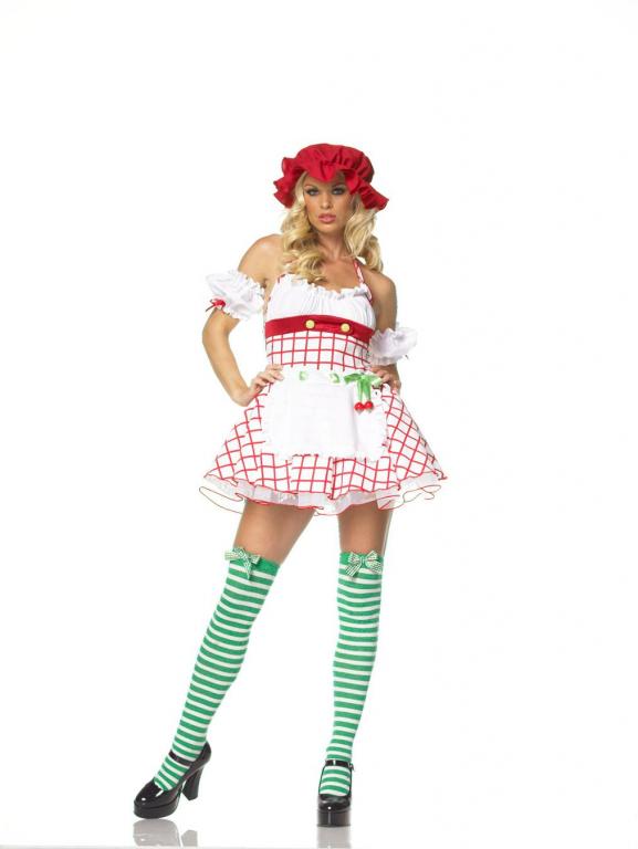 Cherry Girl Sexy Adult Costume - Click Image to Close