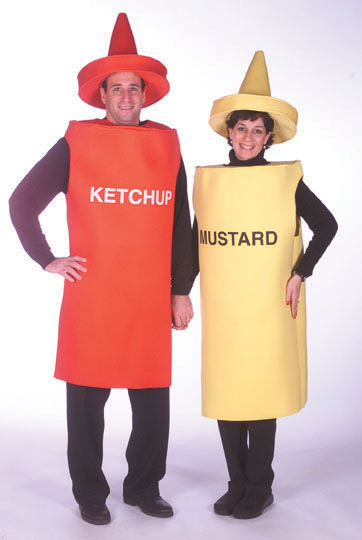 Ketchup Bottle Adult Costume - Click Image to Close