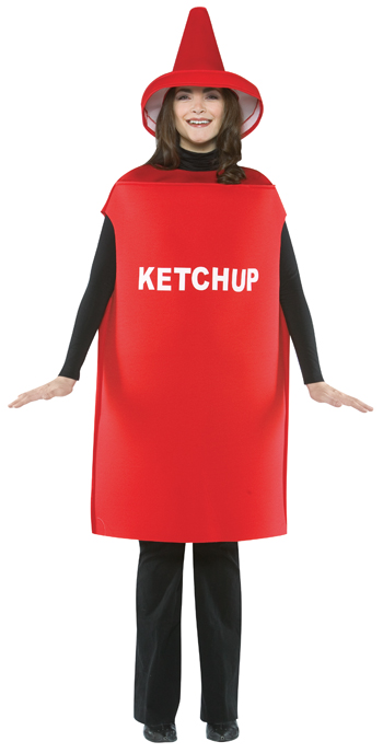 Ketchup Adult Costume - Click Image to Close