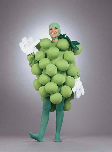 Green Grapes Adult Costume - Click Image to Close