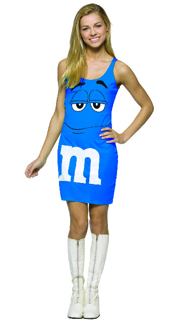 Blue M&M Tank Costume