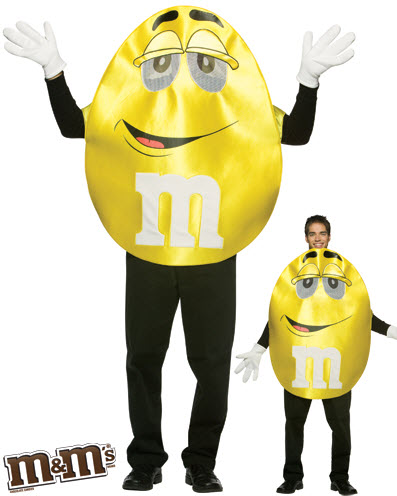 M&Ms Yellow Deluxe Adult Costume
