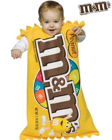 M&M Peanut Baby Bunting Costume - Click Image to Close