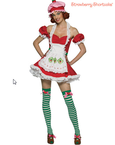 Strawberry Shortcake Adult Costume - Click Image to Close