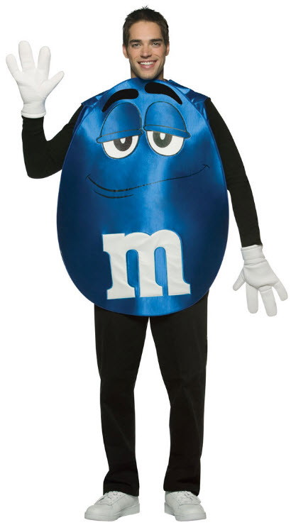 Blue M&M Costume - Click Image to Close