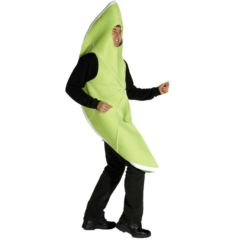 Lime Wedge Adult Costume - Click Image to Close