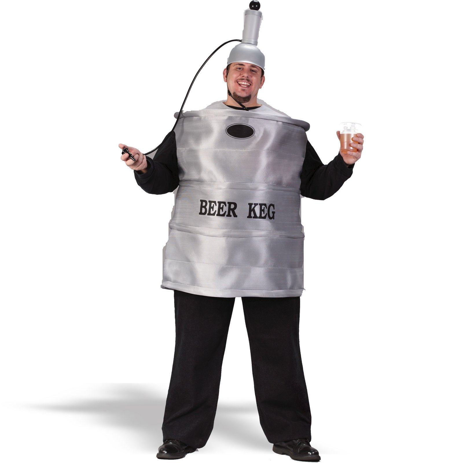 Beer Keg Adult Plus Costume - Click Image to Close