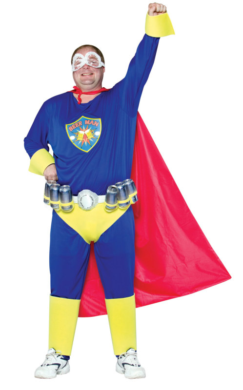Beer Man Plus Adult Costume - Click Image to Close