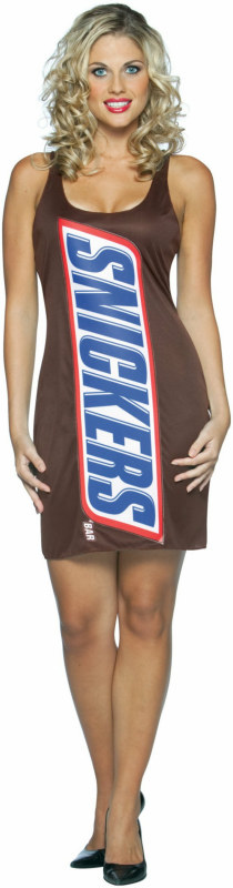 Snickers Tank Dress Adult Costume - Click Image to Close